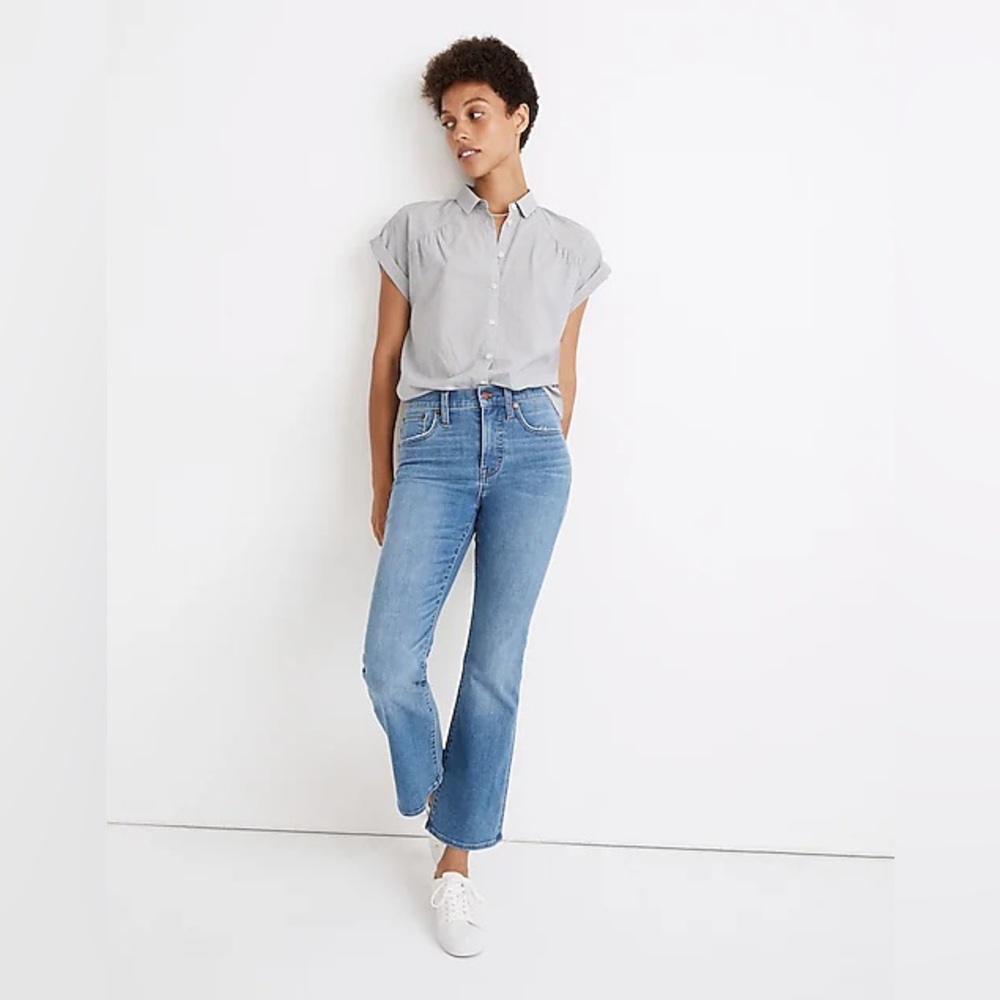 Madewell Cali Demi Boot Jeans - size 27 - EUC